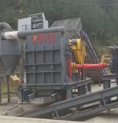 只安裝破碎機的客戶對破碎料沒有純度要求所以沒有疊加分選線