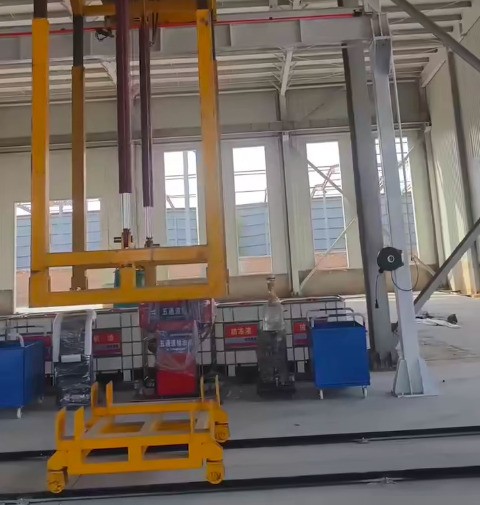 寧夏地區又一套報廢汽車拆解線安裝